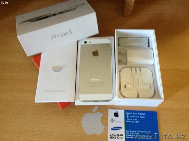 Iphone 5, 16GB, цвет - белый, черный - Изображение #1, Объявление #919275