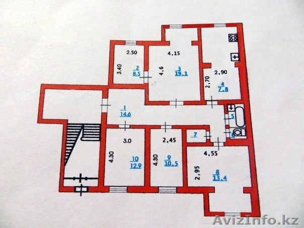 Продается просторная 5-комнатная квартира 93(65)14м2 - Изображение #1, Объявление #1305447