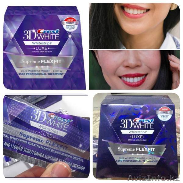 Отбеливающие полоски для зубов 3D Crest white  - Изображение #1, Объявление #1488250