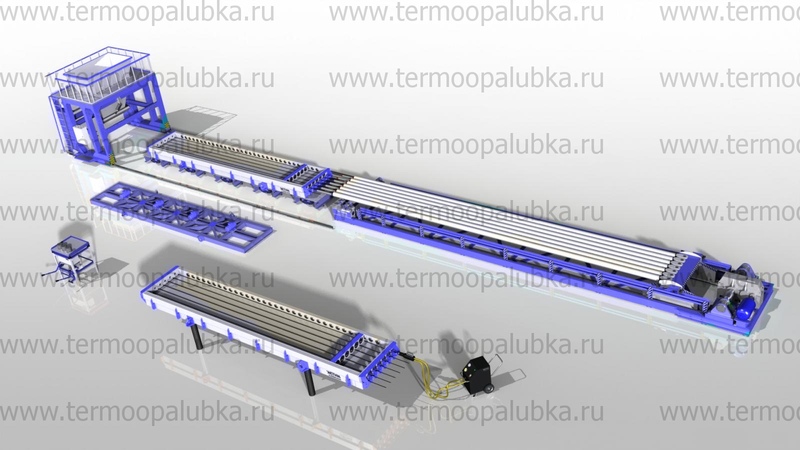 Линия производства пустотных плит перекрытия (от 10 плит/сутки) - Изображение #1, Объявление #891102