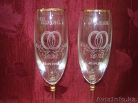 Именные свадебные бокалы АТЫРАУ! - Изображение #3, Объявление #941030