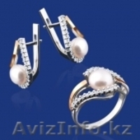 Продам серебрянные украшения с золотыми вставками - Изображение #3, Объявление #1120574