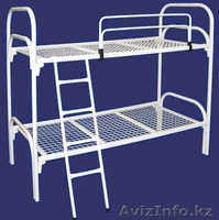 Кровати металлические для казарм, кровати трёхъярусные для рабочих, оптом. - Изображение #2, Объявление #1428546