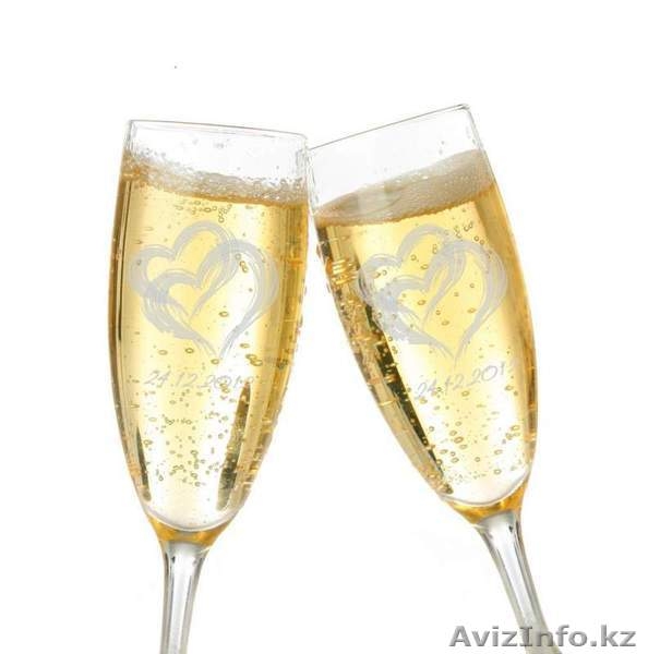Именные свадебные бокалы АТЫРАУ! - Изображение #2, Объявление #941030