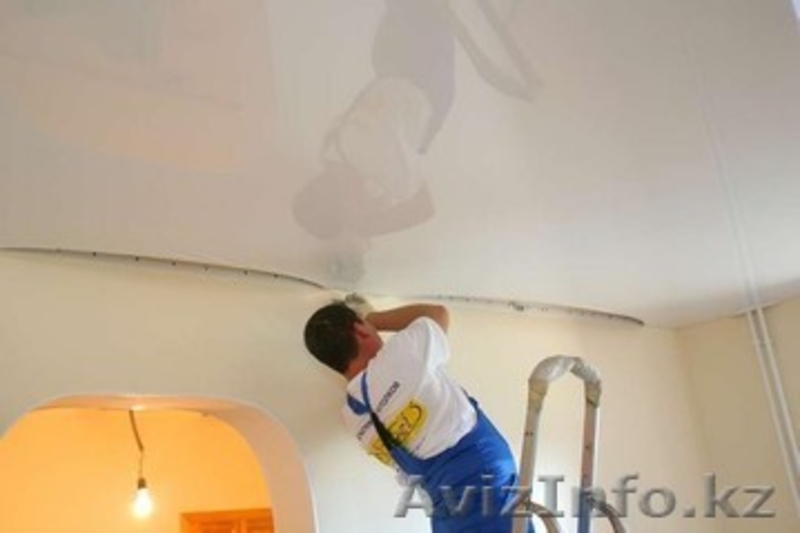 СТАНОВИМ НАТЯЖНЫЕ ПОТОЛКИ. ЗАМЕР,МОНТАЖ БЕСПЛАТНО!!! - Изображение #1, Объявление #1069573