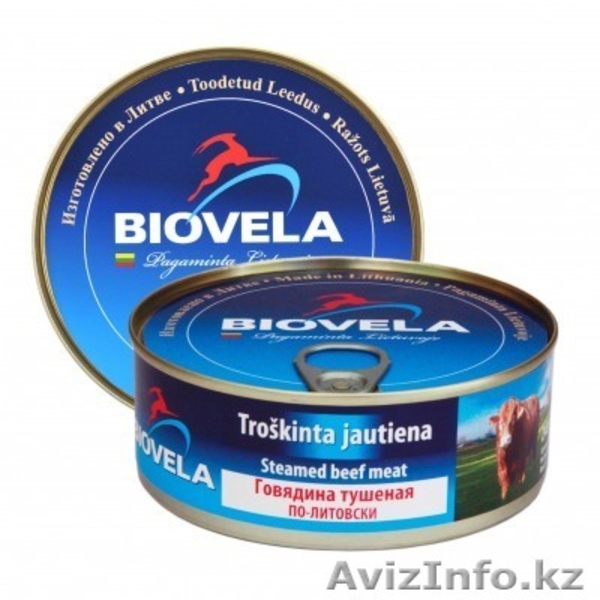 Мясные консервы с ТМ ,,ВIOVELA“, изготовлены в Литве  - Изображение #5, Объявление #1250978