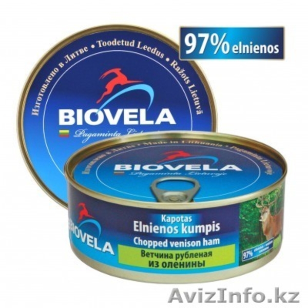 Мясные консервы с ТМ ,,ВIOVELA“, изготовлены в Литве  - Изображение #4, Объявление #1250978
