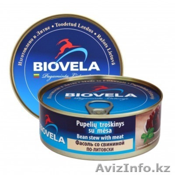 Мясные консервы с ТМ ,,ВIOVELA“, изготовлены в Литве  - Изображение #9, Объявление #1250978