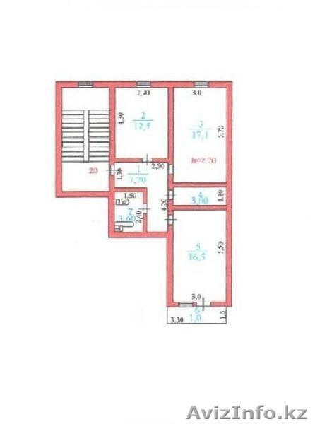 2-комнатная квартира, Курмангазы 1 — Владимирского - Изображение #2, Объявление #1405256