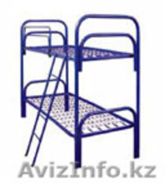 Кровати металлические для казарм, кровати трёхъярусные для рабочих, оптом. - Изображение #1, Объявление #1428546