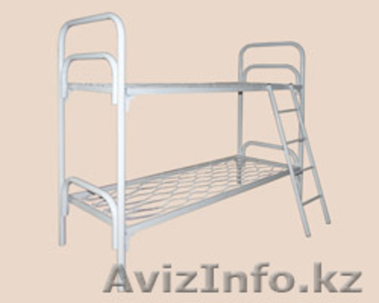 Кровати металлические для казарм, кровати трёхъярусные для рабочих, оптом. - Изображение #3, Объявление #1428546