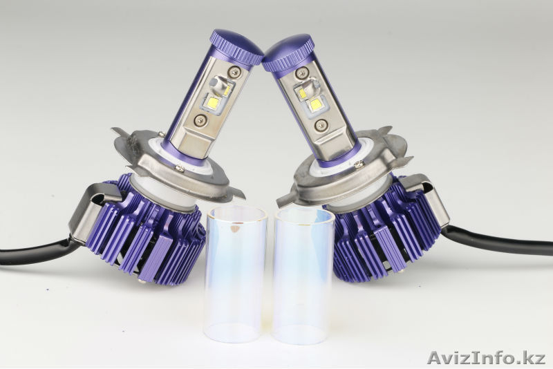 AutoCare LED Лампы H4 40 Вт 4000LM Белый 6000 К/LED Light Bulbs Атырау - Изображение #1, Объявление #1498337