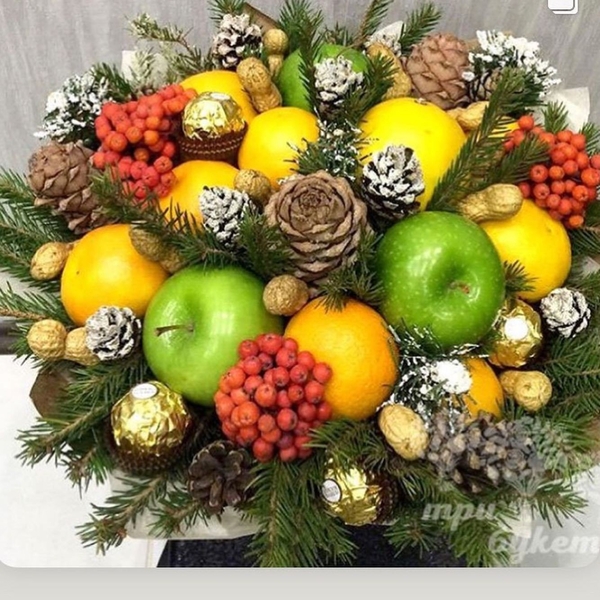 Фруктовый букет шоколадный сухофрукты - Изображение #1, Объявление #1701484